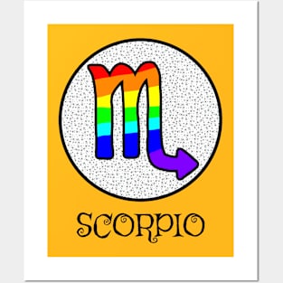 ZODIAC PRIDE SCORPIO Posters and Art